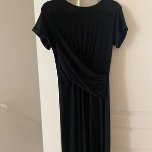 Charcoal midi dress